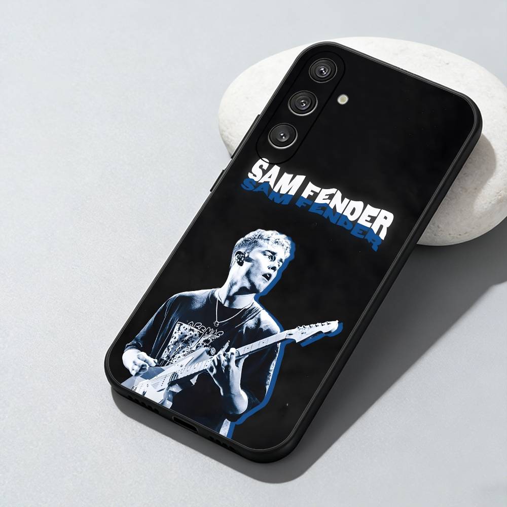Чехол для телефона S-Sam Fender Rein Me In для Samsung Galaxy A73, A72, A71, A70, A52, A51 и других. Мягкий черный чехол