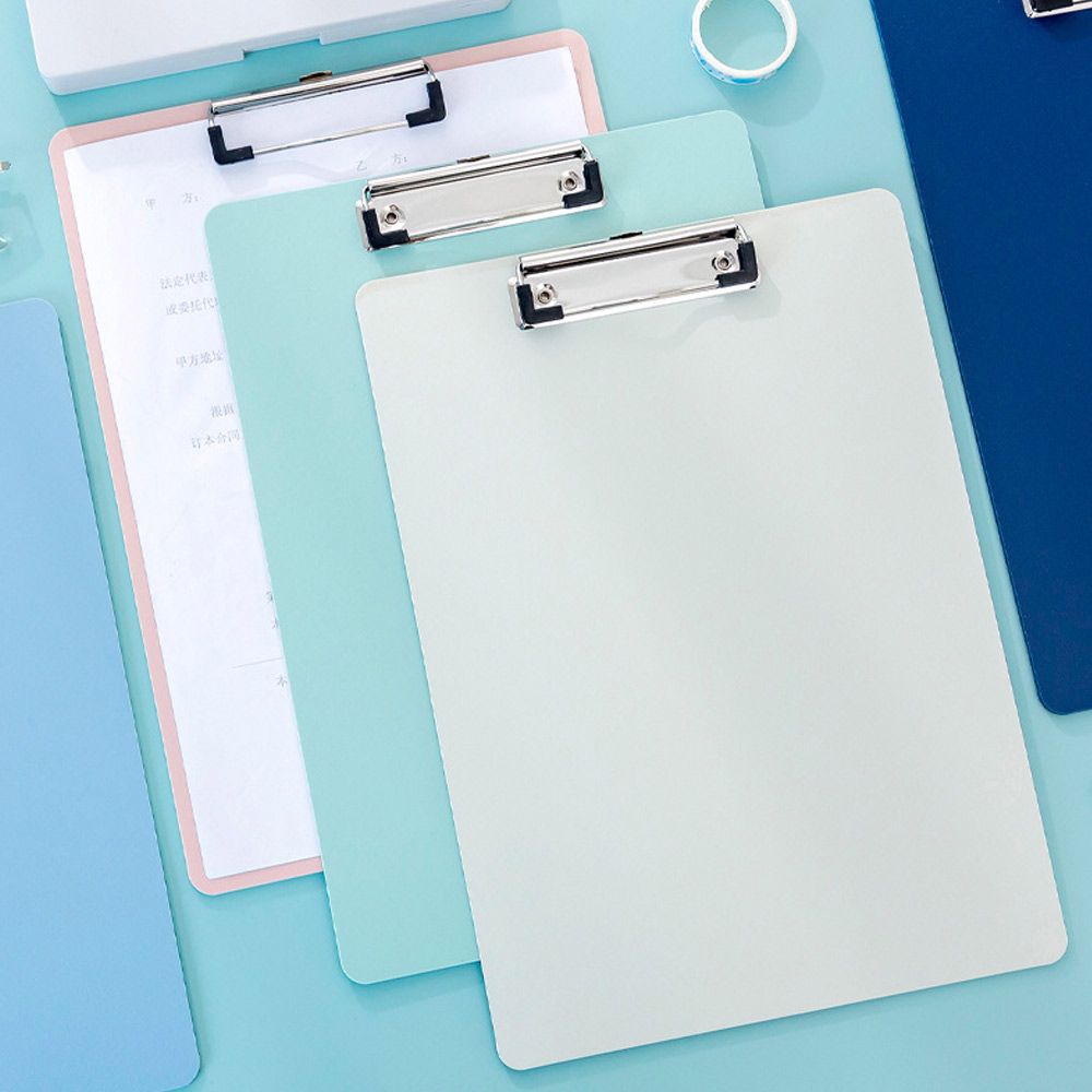 Thicken Writing Clamps Office School Supplies Notebook File Memo Pad Clip A4 Folder Board Clipboard