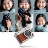 Compact Vintage Digital Camera For Travel 1080P 30FPS Recording Lightweight Design Built In 180mAh Battery Easy Operation