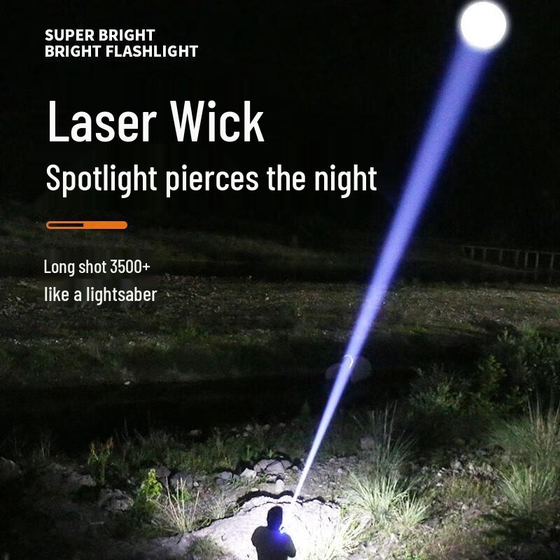 High-Power Rechargeable LED Flashlight