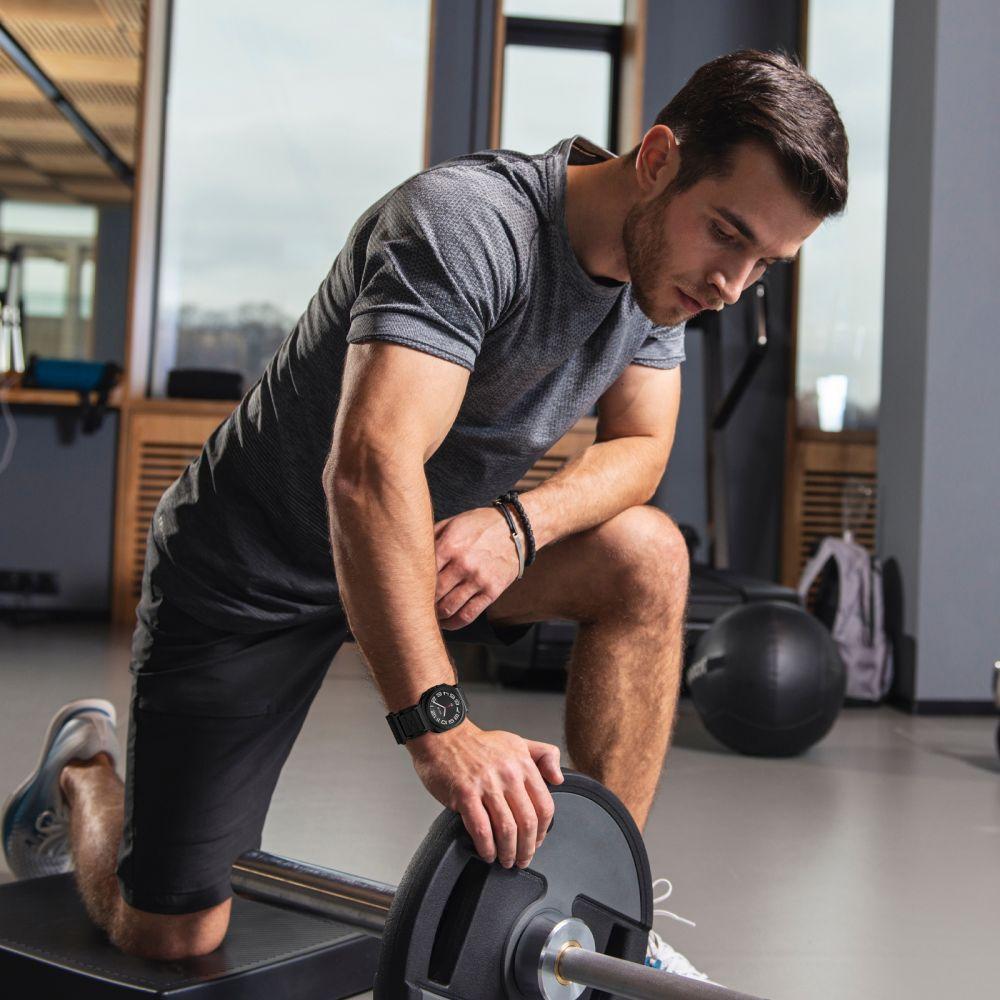 Tech-Protect Силиконовый ремешок для Garmin Fenix 5S / 5S Plus / 6S / 6S Pro / 7S / 8 (43 мм) Титан