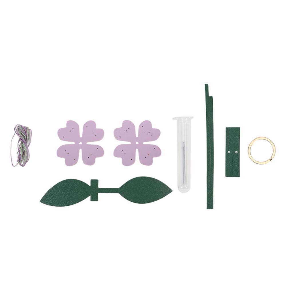 Тюльпан DIY Материал Сумка Ручной Работы Кожа Цветок Сумка Подвеска Пояс Брелок Чехол Мобильного Телефона Декоративный Шнурок Цепочка