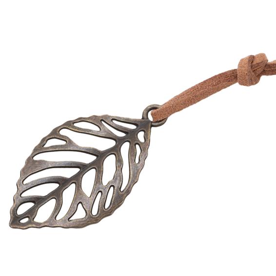 Винтажный ремешок с подвеской в виде листа, чехол для ноутбука из искусственной кожи, переплет