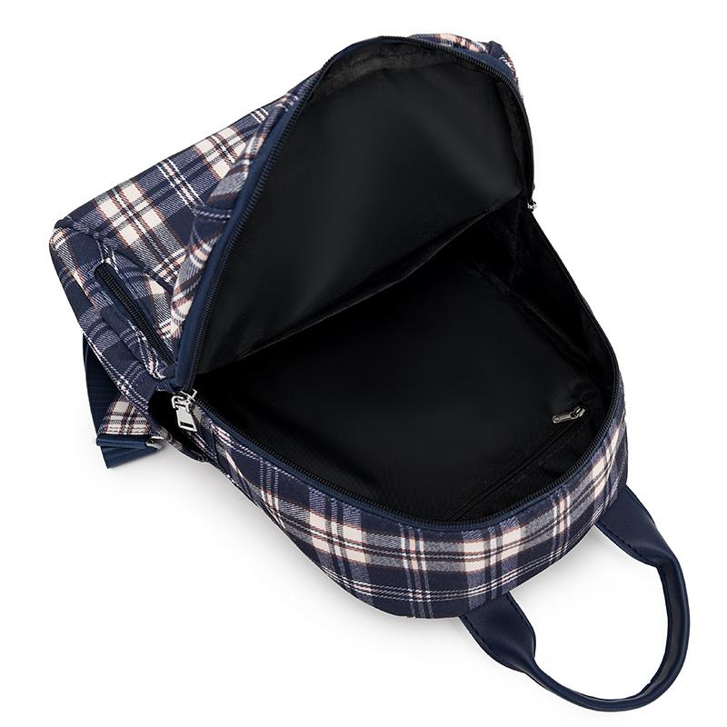 Рюкзак Campus Retro Plaid для учеников младших и старших классов, школьная сумка для девочек, большая вместимость, школьная сумка для книг