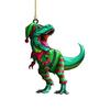 Dinosaur Car Hanging Decoration Christmas Festive Tree Trendy Various Styles Ornament for Home Scene Layout