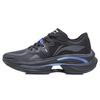 Li Ning WuShi 5S 1.0 5S Низкие Беговые Кроссовки Женские Черно-Синие Пряжа Моно, Модные И Универсальные, Повседневные ARHR212-5