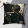 Leon R-Resident Re9 Evil 9 Double-Sided Printed Square Decorative Cushion Cover For Sofa Living Room Home Decor