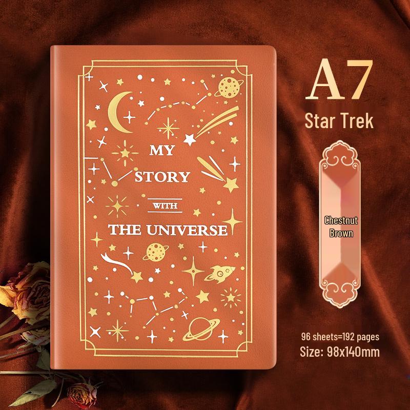 Портативный мини-блокнот формата А7 — утолщенный, изысканный, минималистичный, удобный блокнот карманного размера для студентов колледжа.