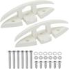 Boat Folding Cleat Nylon Flip-up Dock Cleat Marine Dock Mooring Cleat With Mounting Screws For Boat Kayaks Decks Yachts