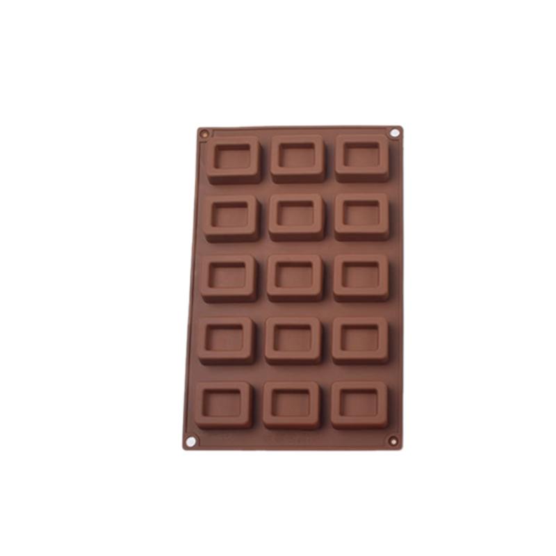 Square Donut Silicone Cake Mold Baking Jelly Pudding Chocolate Mold Muffin Cup Cake Biscuit Bake Tray