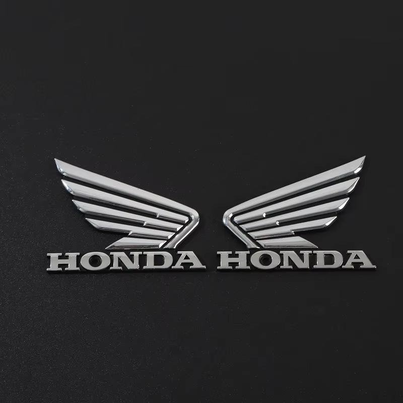 Suitable for Honda Emblem Motorcycle Modified Fuel Tank Stickers Waterproof 3D ABS Badge HONDA Wings Logo Body Decoration Decals UO2