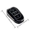 Чехол-брелок с блестящим ремешком для ключей для Peugeot 2008 3008 5008 308 508 для Opel Grandland X Mokka Corsa Insignia