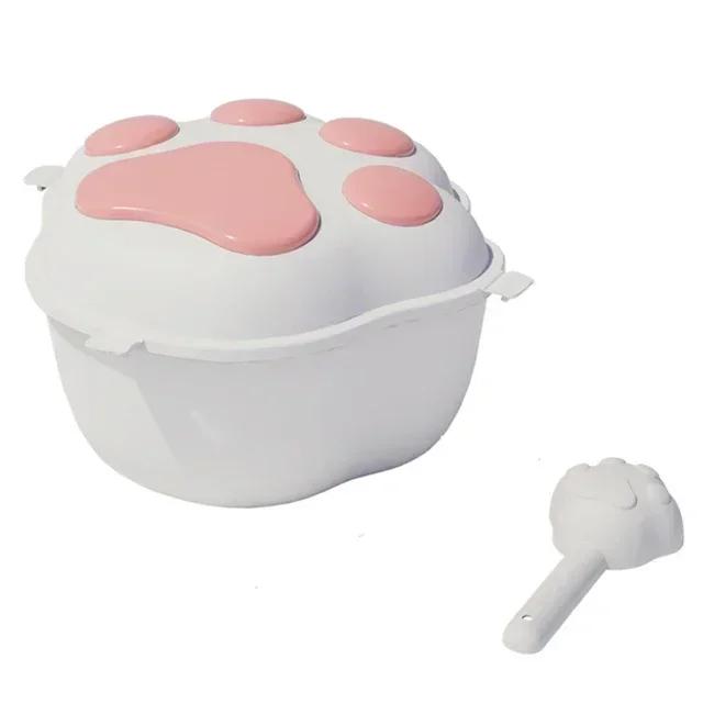 Large Sealed Pet Food Storage Box Moisture Proof Bucket Airtight Container for Cat Dog Dry Feed Household Daily Pet Supplies