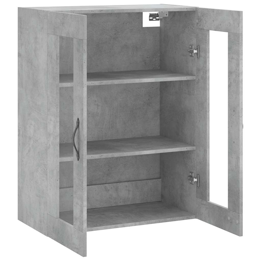 Wall Cabinet Concrete Grey 69.5 x 34 x 90 cm Particleboard