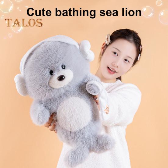 Мягкие игрушки в виде морского льва, супер мягкая плюшевая кукла в виде морского льва, милые пушистые плюшевые игрушки в виде морских животных, подарки для детей, девочек и мальчиков