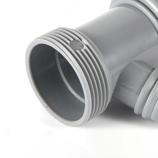 Y-Shaped Pipe Adapter Female To Male Thread Connector Universal 45mm Internal Thread 46mm External Outlet Pipe Joint