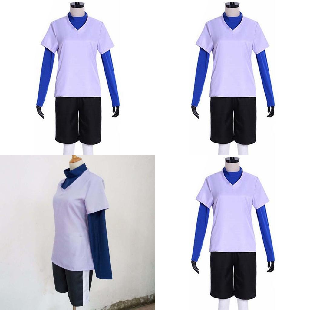 Оригинальный аниме Костюм для косплея Hunterhunter Киллуа Золдика Униформа Костюм Полный комплект