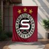 Ac Sparta Praha Flannel Blanket Soft Warm All-Season Throw, Design for Camping, Car Travel, Hiking Sofa, Bed, Office Perfect Gift for Parties