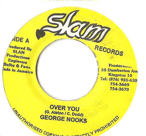 7-дюймовая пластинка GEORGE NOOKS Over You NONE Slam Records Ямайка Регги Ска Даб Б/у