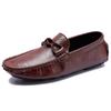 New Fashion Mens Casual Shoes Genuine Leather Male Loafers Comfy Summer Boats Shoes Mocassin Ultra-light Soft-Soled Driving Flat
