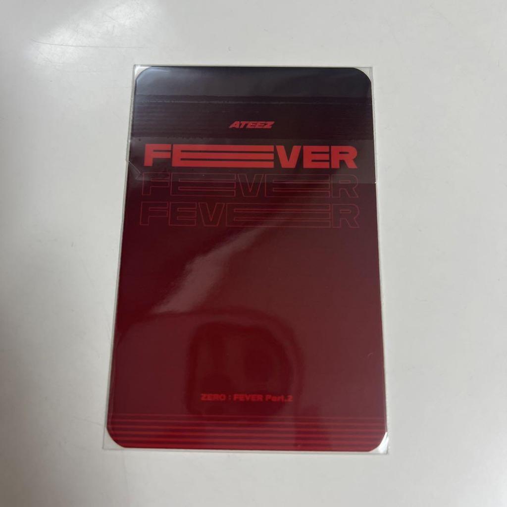 [ИСПОЛЬЗОВАННЫЙ] ATEEZ FEVER Юнхо Чонхо коллекционная карточка joeun музыка