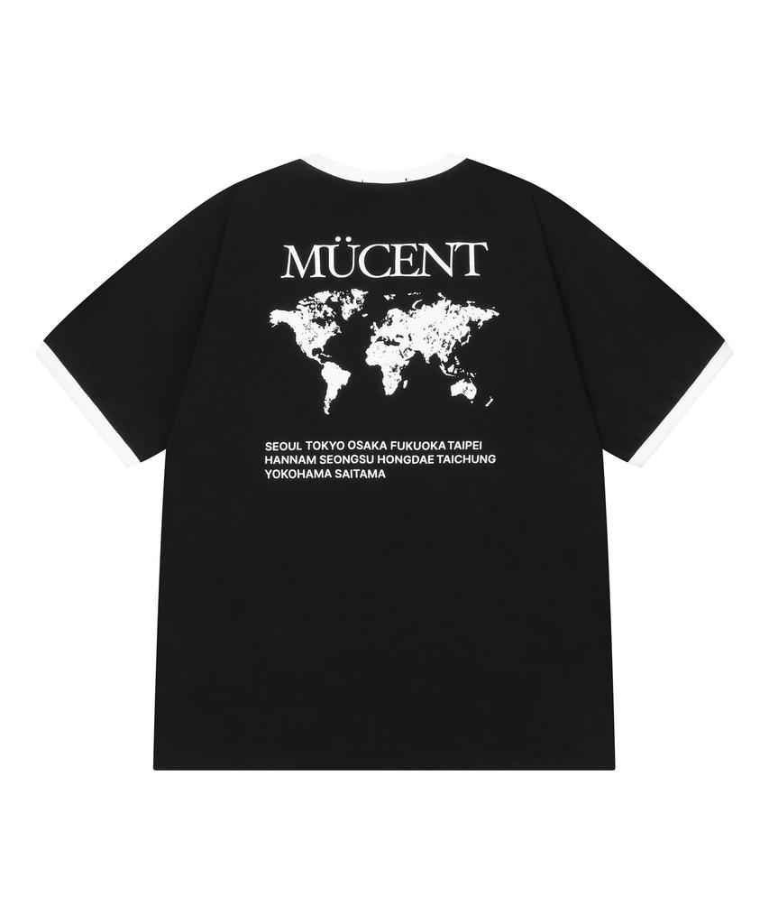 MUCENT Trace Ringer Short Sleeve T-Shirt (3 Colors)
