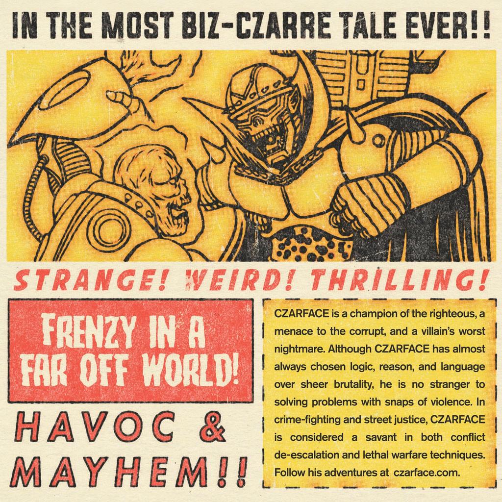 Super7 Czarface Оранжево-черная экшн-фигурка Czarface Классические хип-хоп коллекционные предметы и ретро-игрушки & - 3,75"