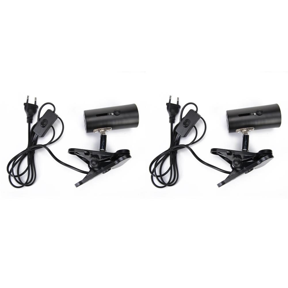 E27 Pet Light Holder UVA+UVB Turtle Tank Heating Lamp Set Rotary Clip-on Bulb 1-2PCS