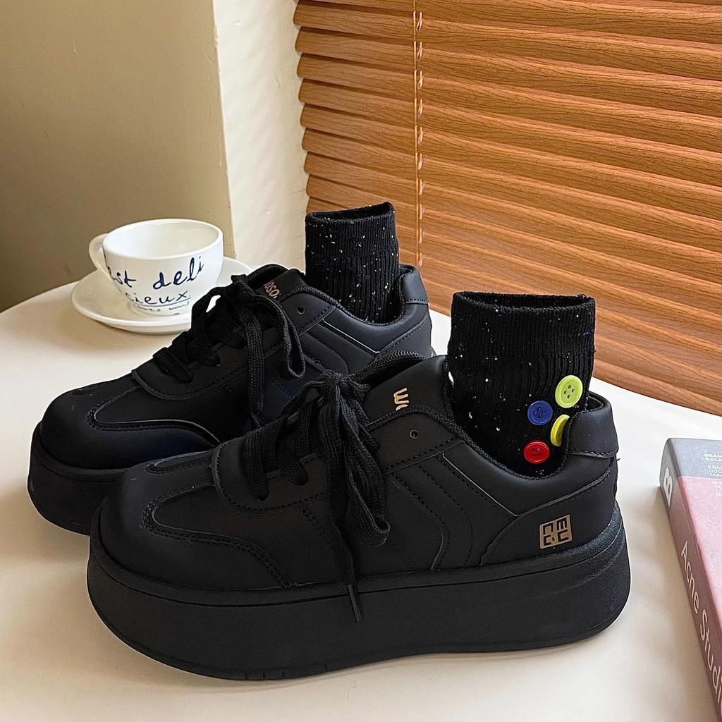 Женские повседневные кроссовки Весенняя мода Женские высококачественные балетки Вулканизированная обувь Женские туфли на платформе для ходьбы Zapatillas Mujer