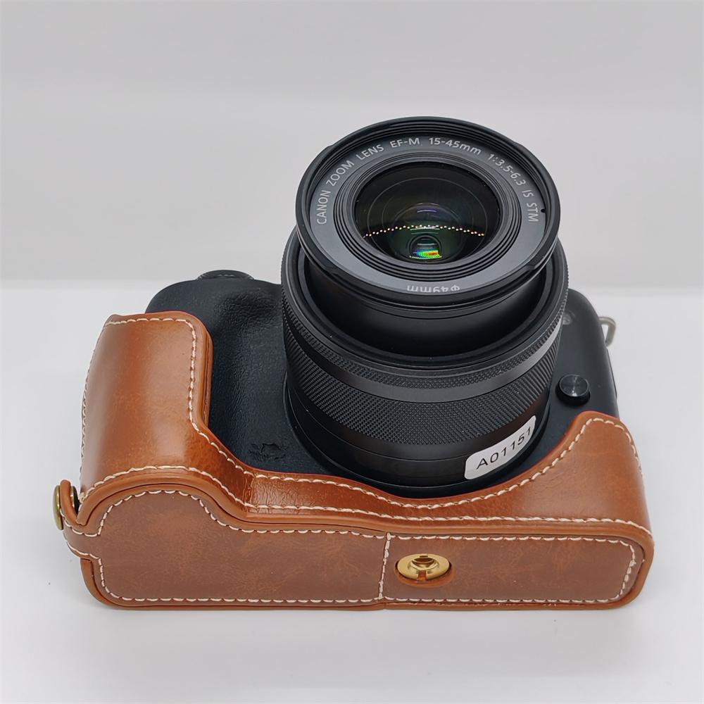 Получехол из искусственной кожи для камеры Canon EOS M50 M50II M50 Mark II с отверстием для аккумулятора, нижняя крышка