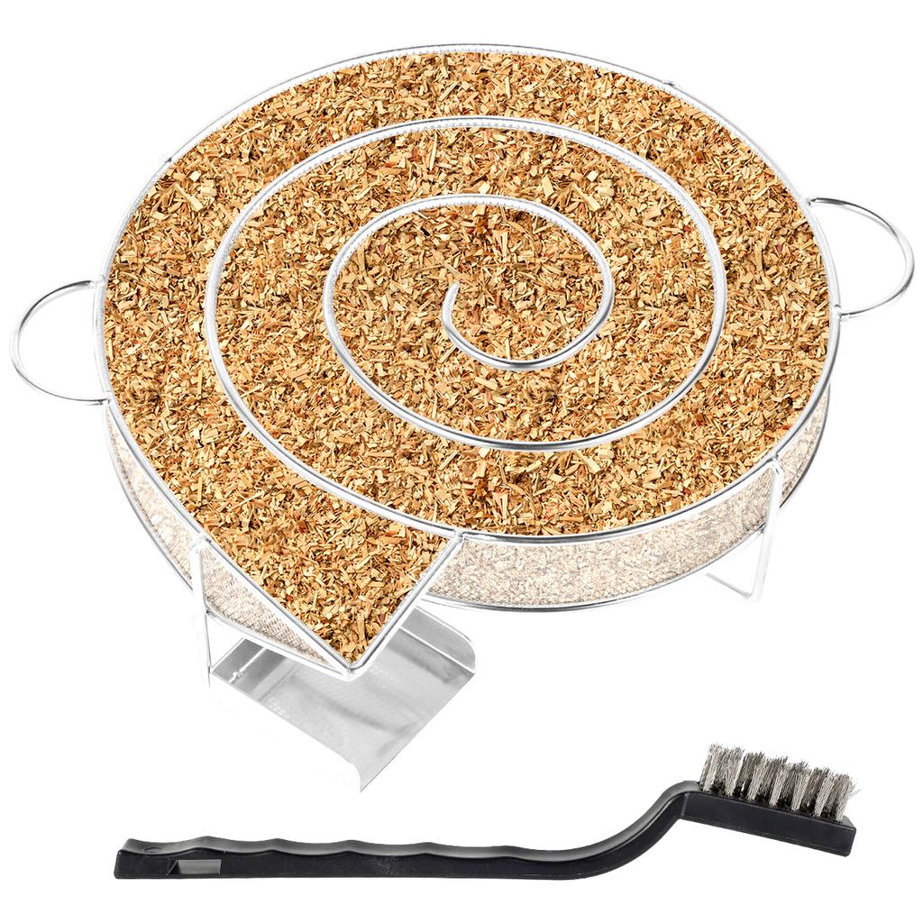 Smoke Your Food To Perfection with Our Cold Smoke Generator & Stainless Steel BBQ Net!