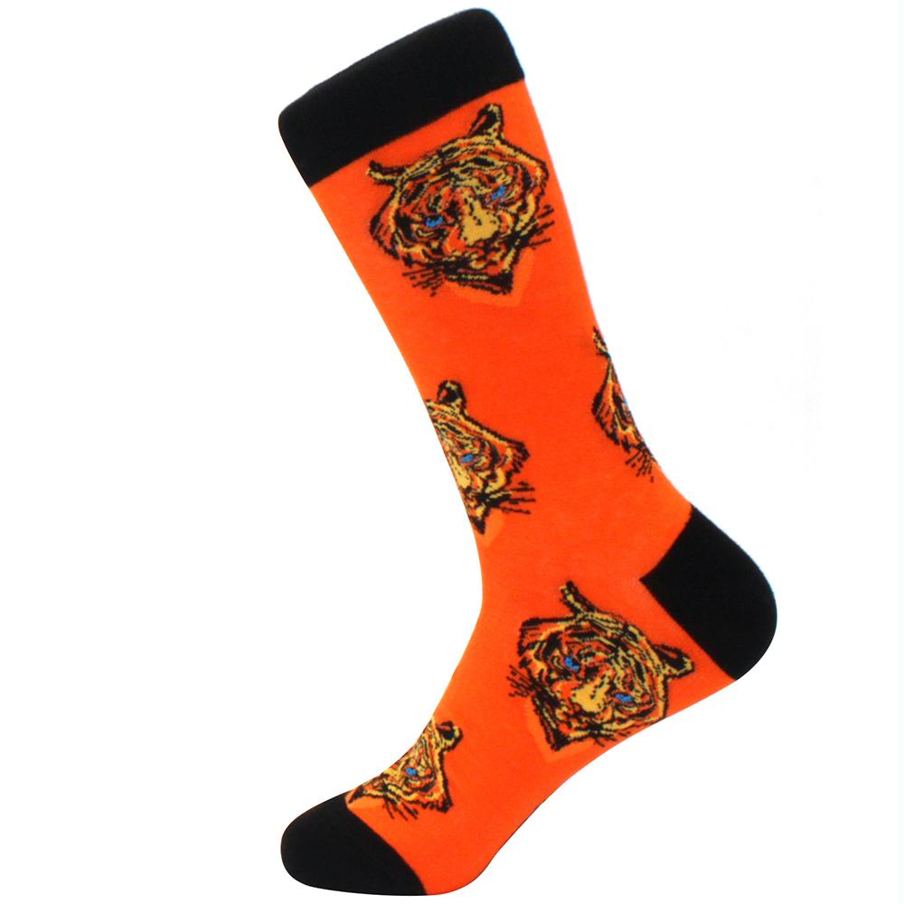 Яркие мужские зимние носки гребенной хлопок мягкие теплые смешные счастливые мужские женские длинные носки Calcetines de hombre деловые