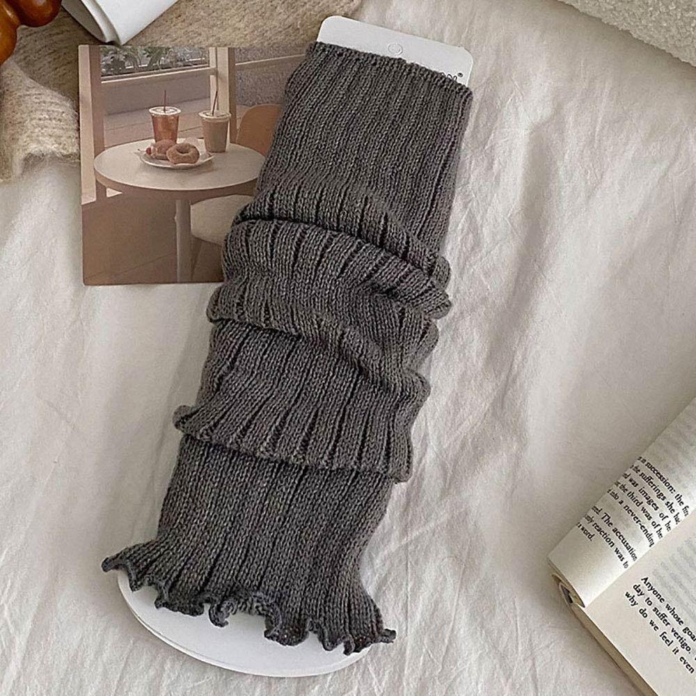 Cute Sweet Leg Warmers Knitting Warm Foot Cover Fashion Lolitas Knitted Socks Women Girls