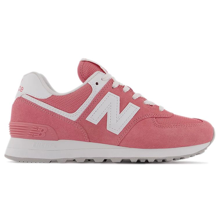 New Balance 574v2 Кроссовки женские цвета жевательной резинки Натурально-розовый Белый WL574FP2