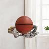 Basketball Storage Rack Ball Holder Mount Space Saving Football Soccer Resin Robotic Hand Statue