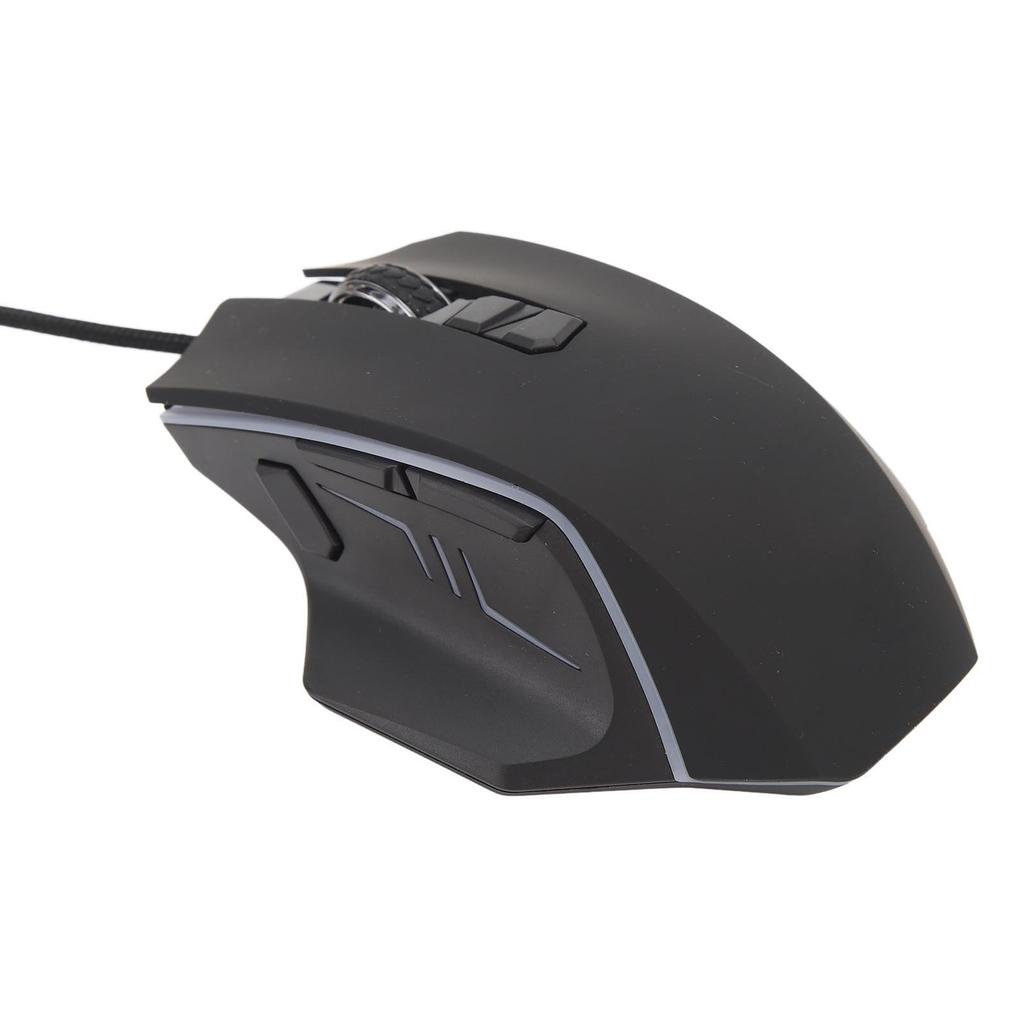 Проводная игровая мышь с яркой светодиодной подсветкой, регулируемым DPI, эргономичная компьютерная мышь для дома, общежития и офиса.