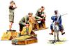 Master Box 3 Tank 1 Local Cargo Donkey Set Пластиковая модель MB35059 1/35 Германия/Африка Солдаты, Резидент,