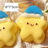 Funny Design Slow Rising Squeeze Star Shape Fidget Toys Portable Squishy Stress Relief  Relaxation