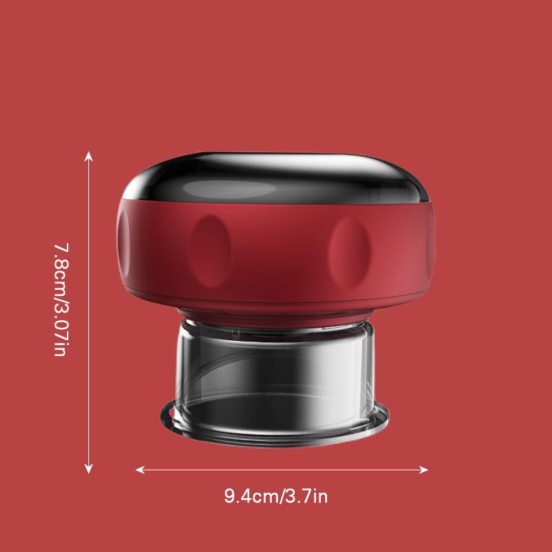 6/12 Gear Charging Vacuum Cupping Therapy Set,Professional Heating Suction Cup Device Neck Arm Massger,Body Scraping Massage