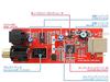 FX-AUDIO- FX-D03J DDC с питанием от USB-шины Добавляет оптический и коаксиальный цифровые выходы через USB-соединение, Совместим с высоким разрешением, Оптический, Коаксиальный, 6-мес