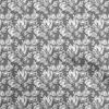 Cotton Flex Gray Fabric Floral Sewing Fabric By The Yard Printed Diy Clothing Sewing Supplies 40 Inch