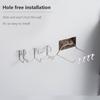 Storage Rack for Washbasin Bathroom Shelf Storage Rack for Kitchen with 4 Hanging Hook