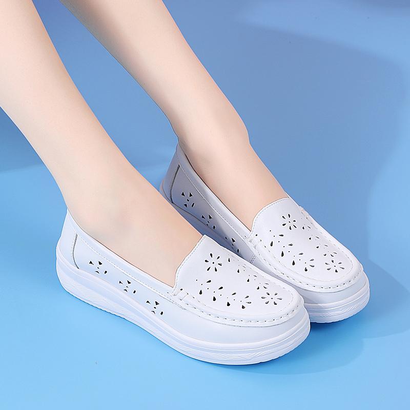 Женские лоферы на платформе, повседневные элегантные черные женские туфли из коровьей кожи, увеличивающие рост, на толстой подошве