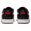 Air Jordan 1 Low FlyEase White Gym Red Мужские кроссовки Черные DM1206-163