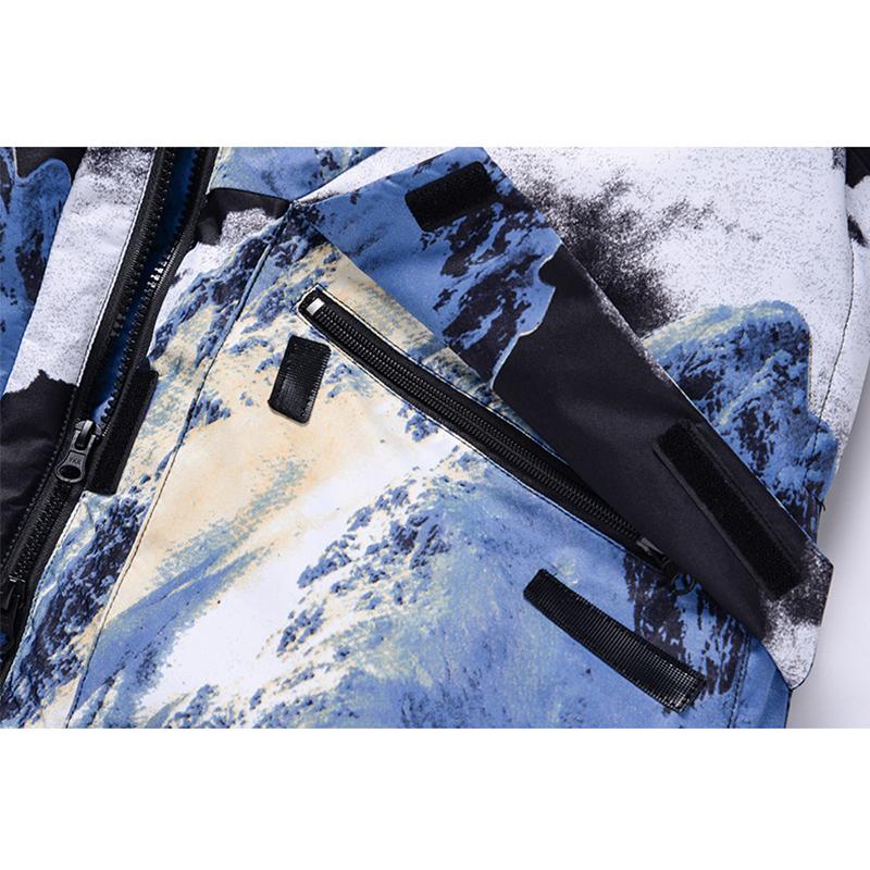 Thicken Ski Jacket for Men Windproof Waterproof Winter Outdoor Sports Hiking Snow Jackets