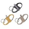 1/2 шт. портативный карабин брелок легкий многоцелевой открытый кемпинг походы альпинизм металлический брелок
