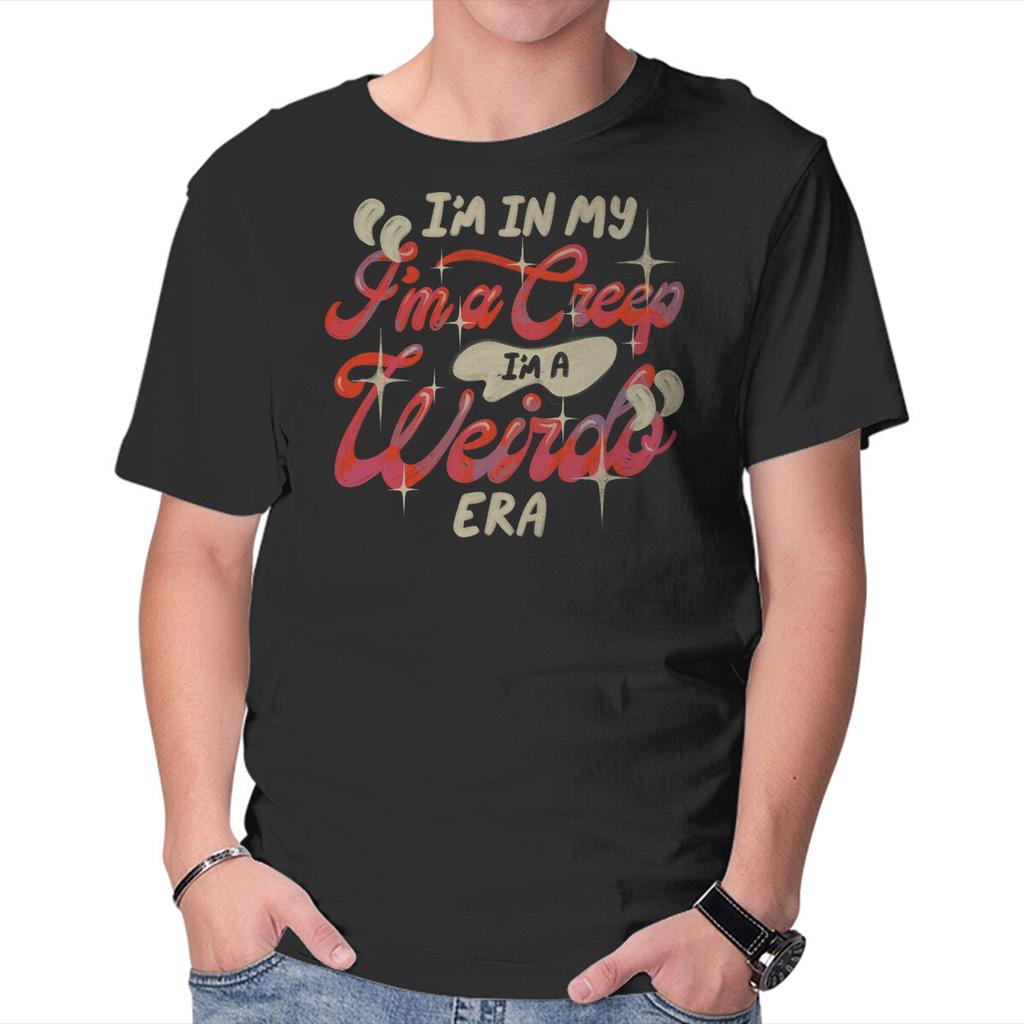 Unisex Crew Neck T-Shirt Weirdo Era Graphic Short Sleeve Casual Tee