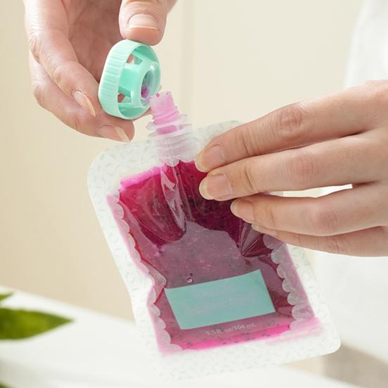 Детское фруктовое компотное наполнение, станция порционного контроля, диспенсер для еды, устройство для наполнения пакетиков детским фруктовым пюре с 10 пакетиками для сжатия