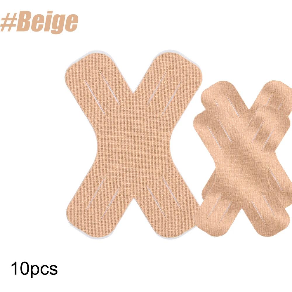 10/20 Pcs Kinesiology Tape Precut, X-Shaped Muscle Tape For Pain Relief & Joint Support, Elastic Sports Tape