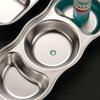 Stainless Steel Multi-Compartment Dipping Dish